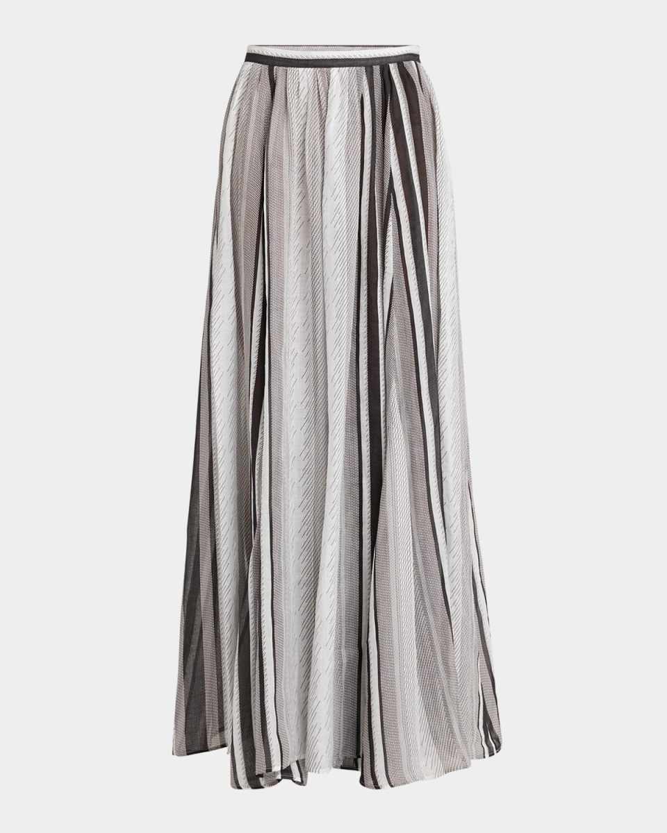 Max Striped Maxi Skirt